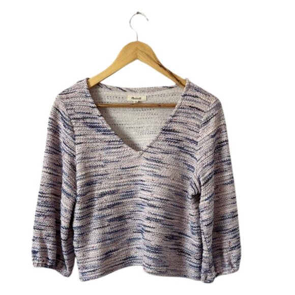 Madewell Cotton 3/4' Length Sleeve Blouse - Picture 1 of 9